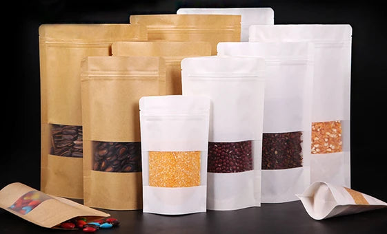 kraft paper standup pouches - Chemical Villa