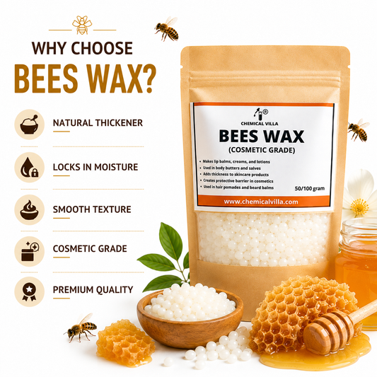 Pure Refined Beeswax (Cosmetic Grade) 50g / 100g | Chemical Villa