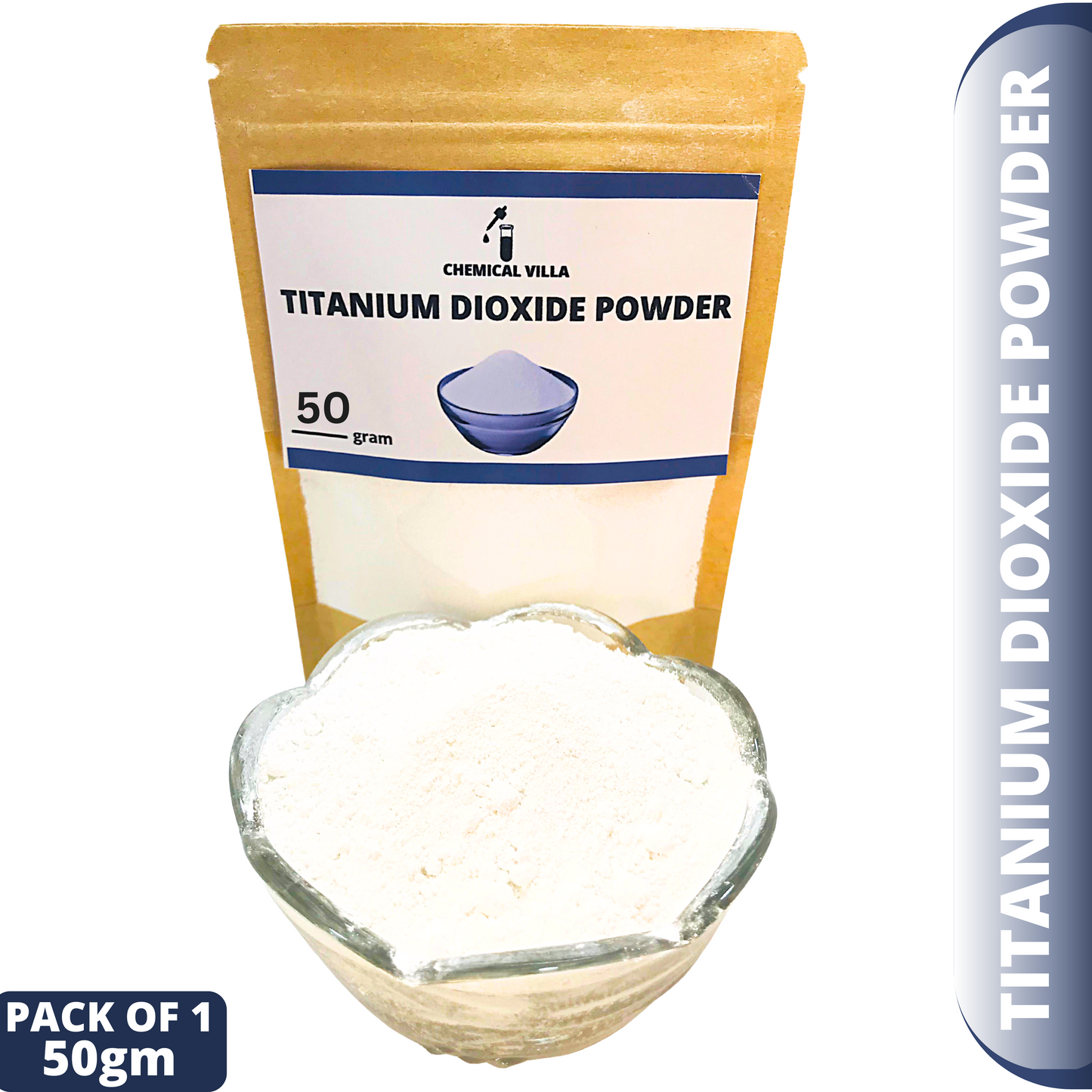 Bright White Titanium Dioxide 50gm - Enhance Your Formulations - Chemical Villa