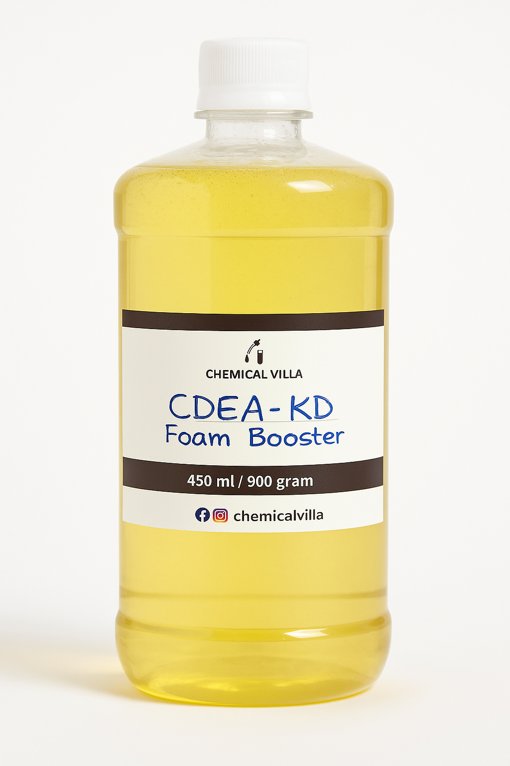 CDEA-KD Foam Booster (450g) | Rich Lather, Stable Foam for Shampoos, Soaps, Detergents & Car Wash β Chemical Villa