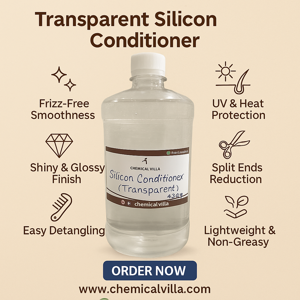 Silicon Transparent Conditioner 450g/ (BRB 1844)– Smooth, Shiny & Frizz-Free Hair | Chemical Villa