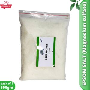 "Epsom Salt 500g - Natural Mineral Fertilizer | Magnesium Sulfate - Chemical Villa