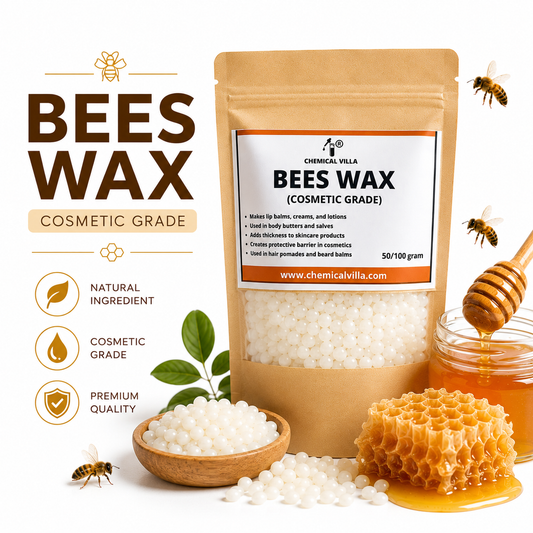 Pure Refined Beeswax (Cosmetic Grade) 50g / 100g | Chemical Villa