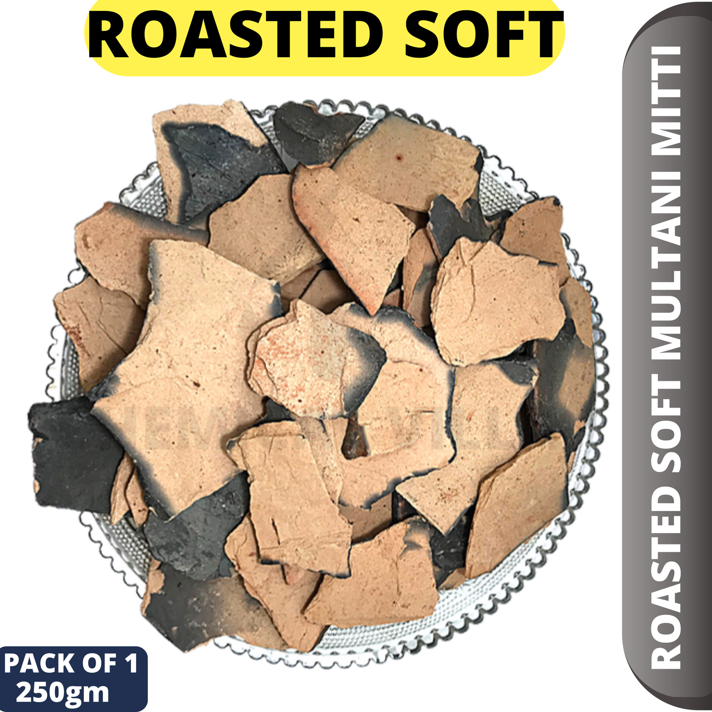 soft roasted multani mitti for eating 500 G| 1 kg - Chemical Villa