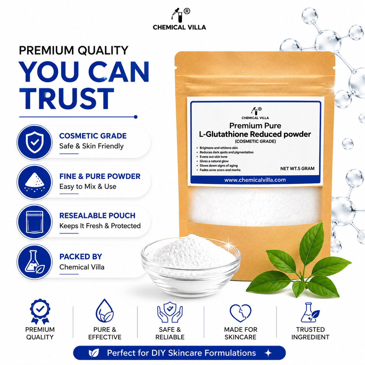 L-Glutathione Reduced Powder 5 Gram