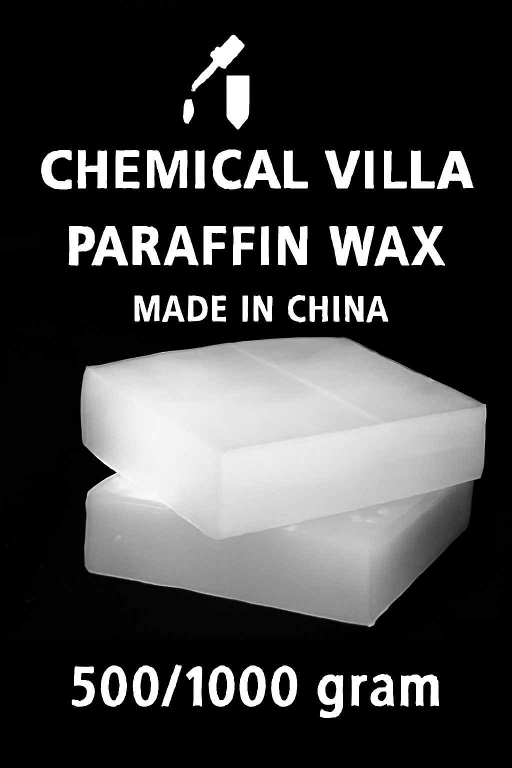 Paraffin Wax 500g/1000g –Made in china Versatile for Candles, Cosmetics, and Crafting