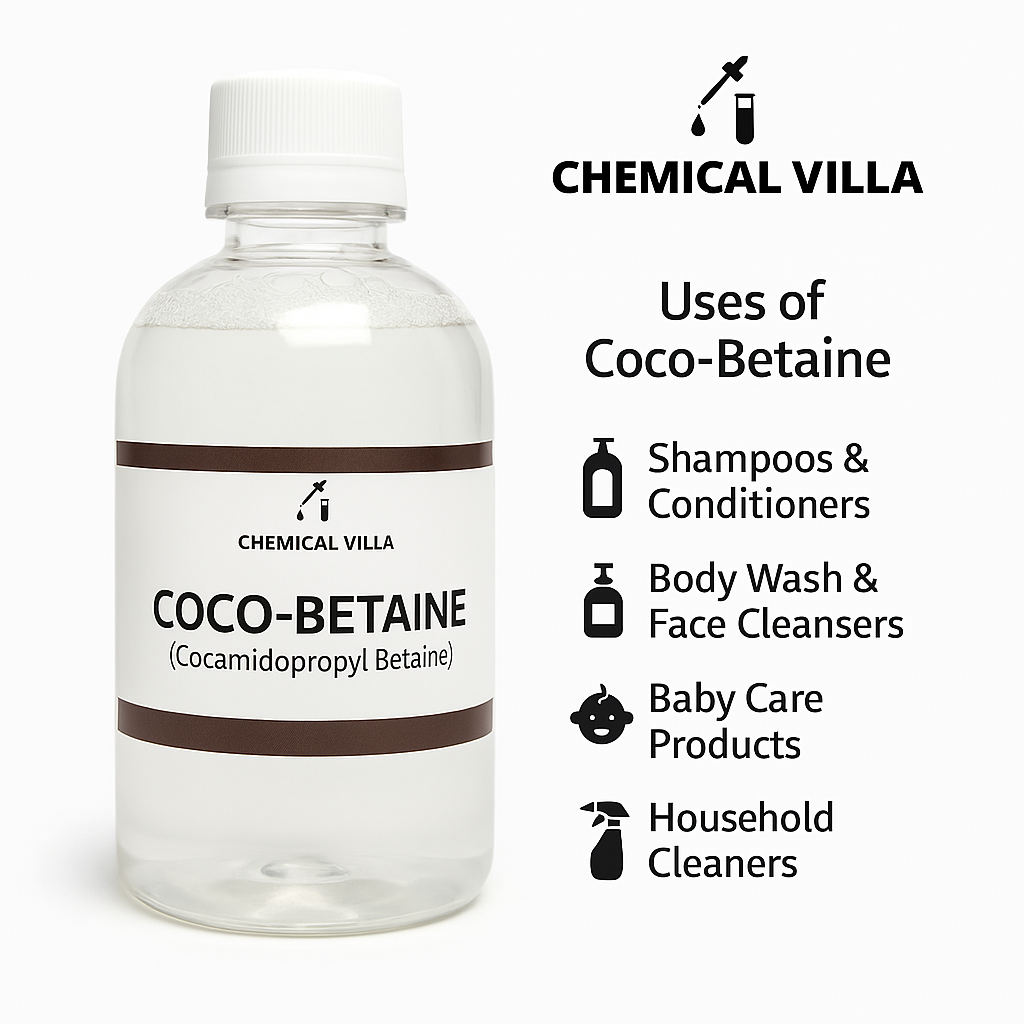 Coco-Betaine (Cocamidopropyl Betaine) 450g β Gentle Foaming & Eco-Friendly Surfactant for Shampoos, Body Wash & Cleansers | Chemical Villa