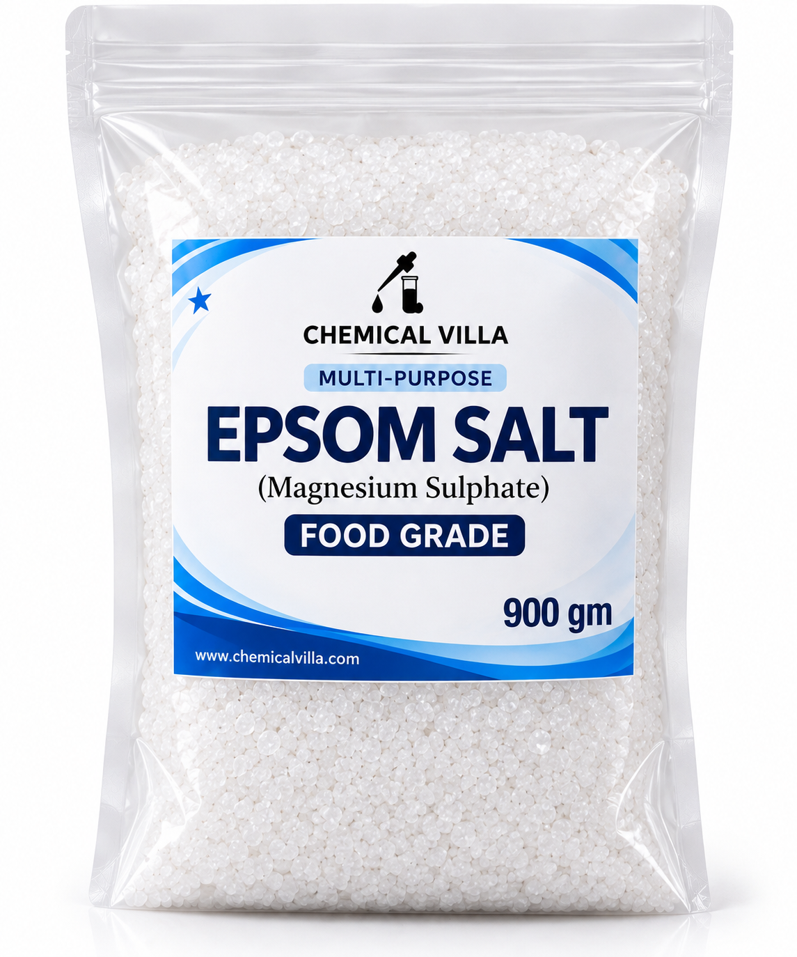 Epsom Salt Food Grade (Magnesium Sulphate) – 450g & 900g | Chemical Villa