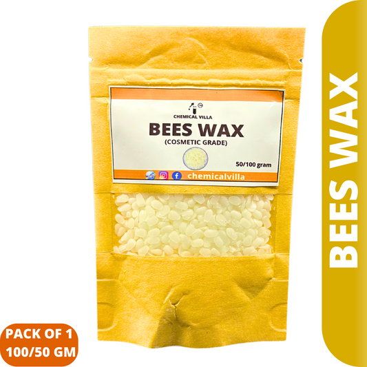 Pure refined Beeswax cosmetic grade 50gram/100 gram - Chemical Villa