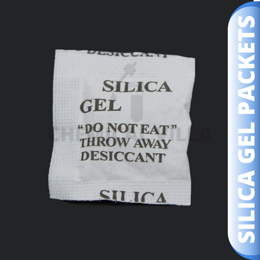 Silica Gel Packs,100 /500 Pcs 1 Gram Desiccant Packets for Moisture Control - Chemical Villa