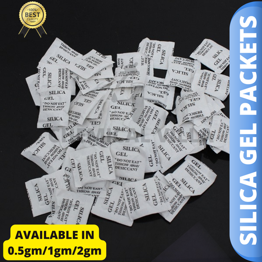 Silica Gel Packs,100 Pcs 2 Gram Desiccant Packets for Moisture Control, Food Grade Silica Gel Packets Moisture Absorbers for Storage - Chemical Villa