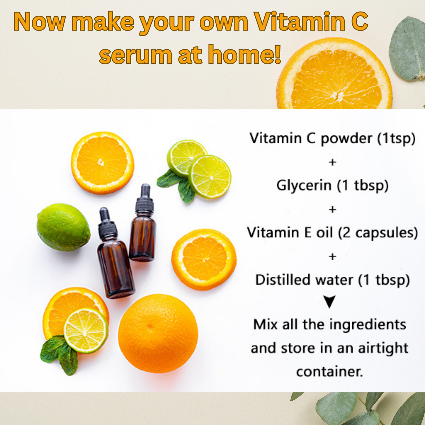 Vitamin C Powder 50g (L-Ascorbic acid) cosmetic and food grade lab tested approved - Chemical Villa