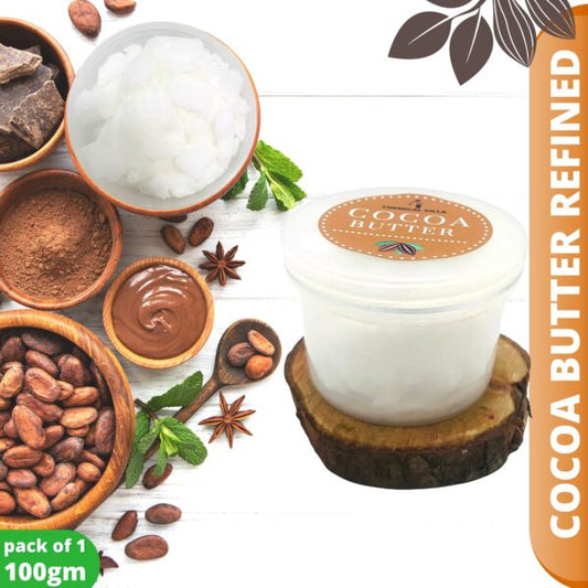 Pure White Refined Cocoa Butter 50g| Cosmetic Grade - Chemical Villa
