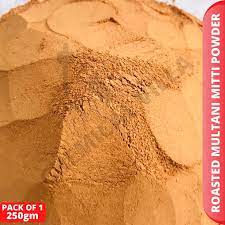 roasted multani mitti powder for eating 250 gm pack - Chemical Villa