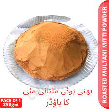 roasted multani mitti powder for eating 250 gm pack - Chemical Villa