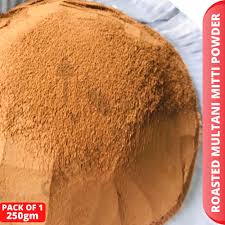 roasted multani mitti powder for eating 250 gm pack - Chemical Villa