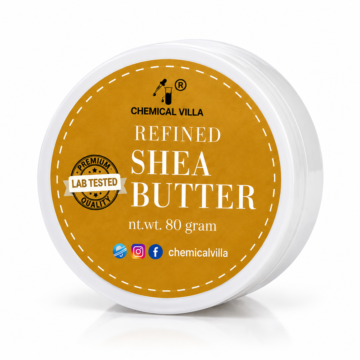 REFINED SHEA BUTTER LAB TESTED APPROVED 80 GRAM