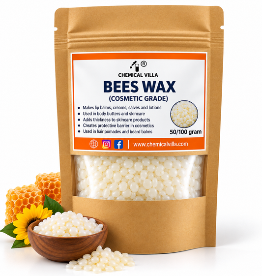 Pure Refined Beeswax (Cosmetic Grade) 50g / 100g | Chemical Villa