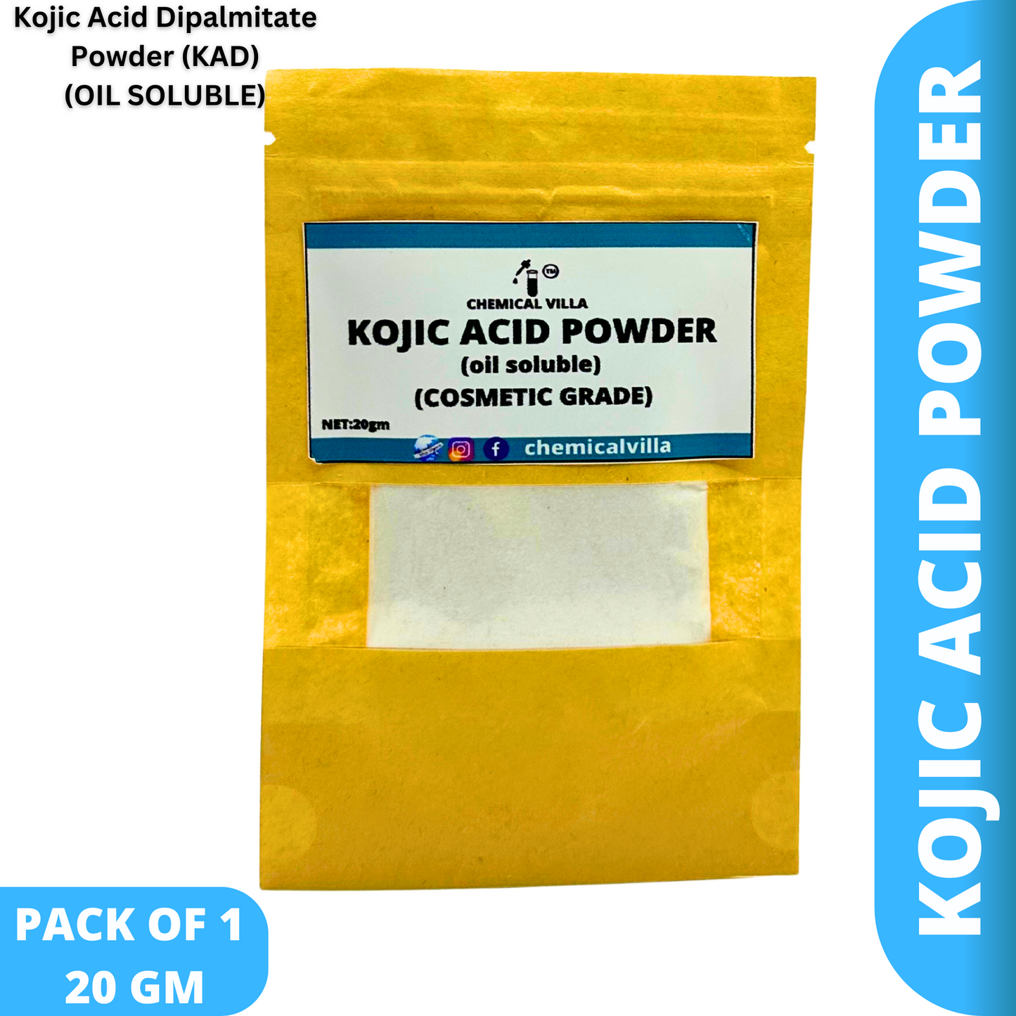 kojic acid powder Dipalmitate (oil soluble) 20gram