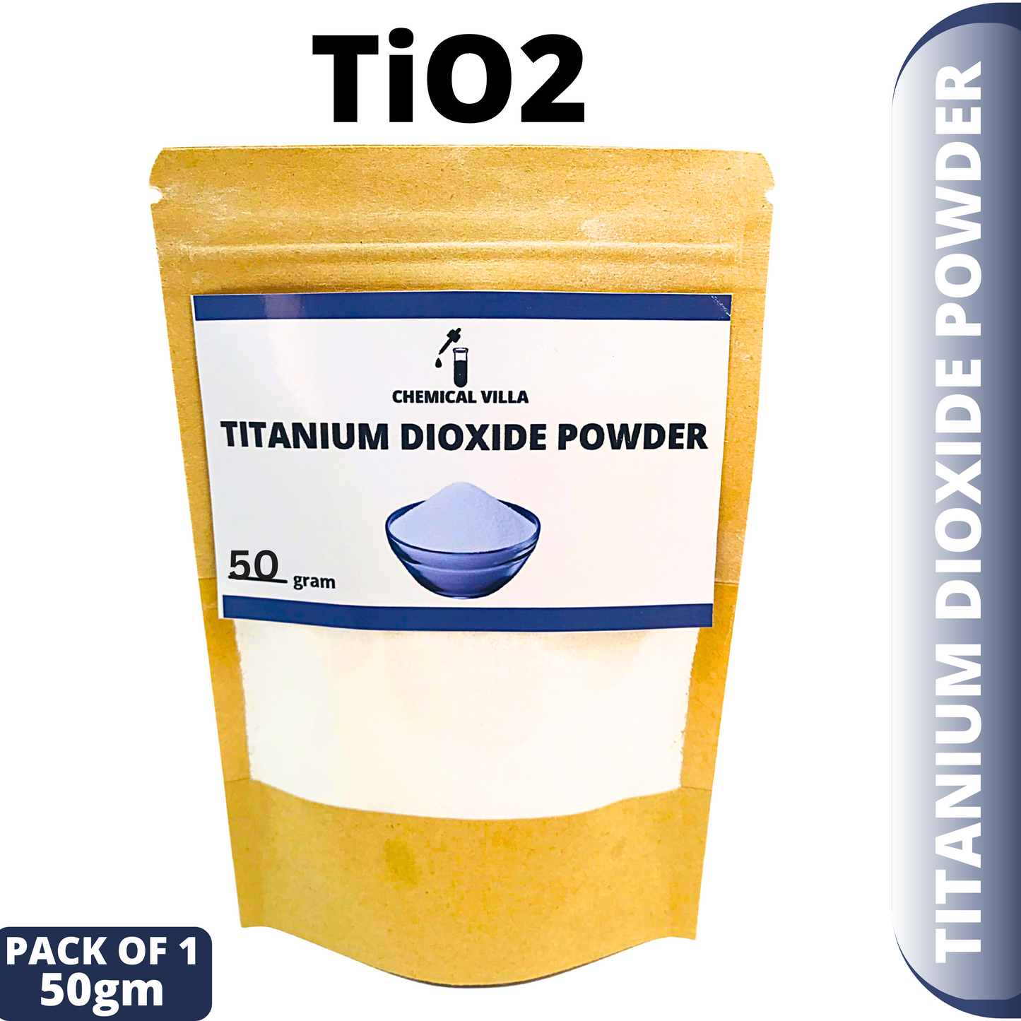 Bright White Titanium Dioxide 50gm - Enhance Your Formulations