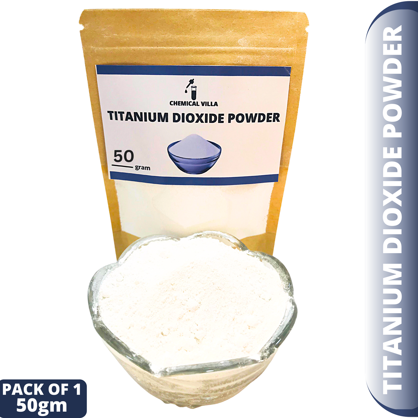 Bright White Titanium Dioxide 50gm - Enhance Your Formulations