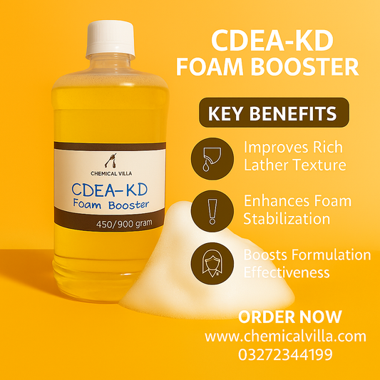 CDEA-KD Foam Booster (450g) | Rich Lather, Stable Foam for Shampoos, Soaps, Detergents & Car Wash – Chemical Villa