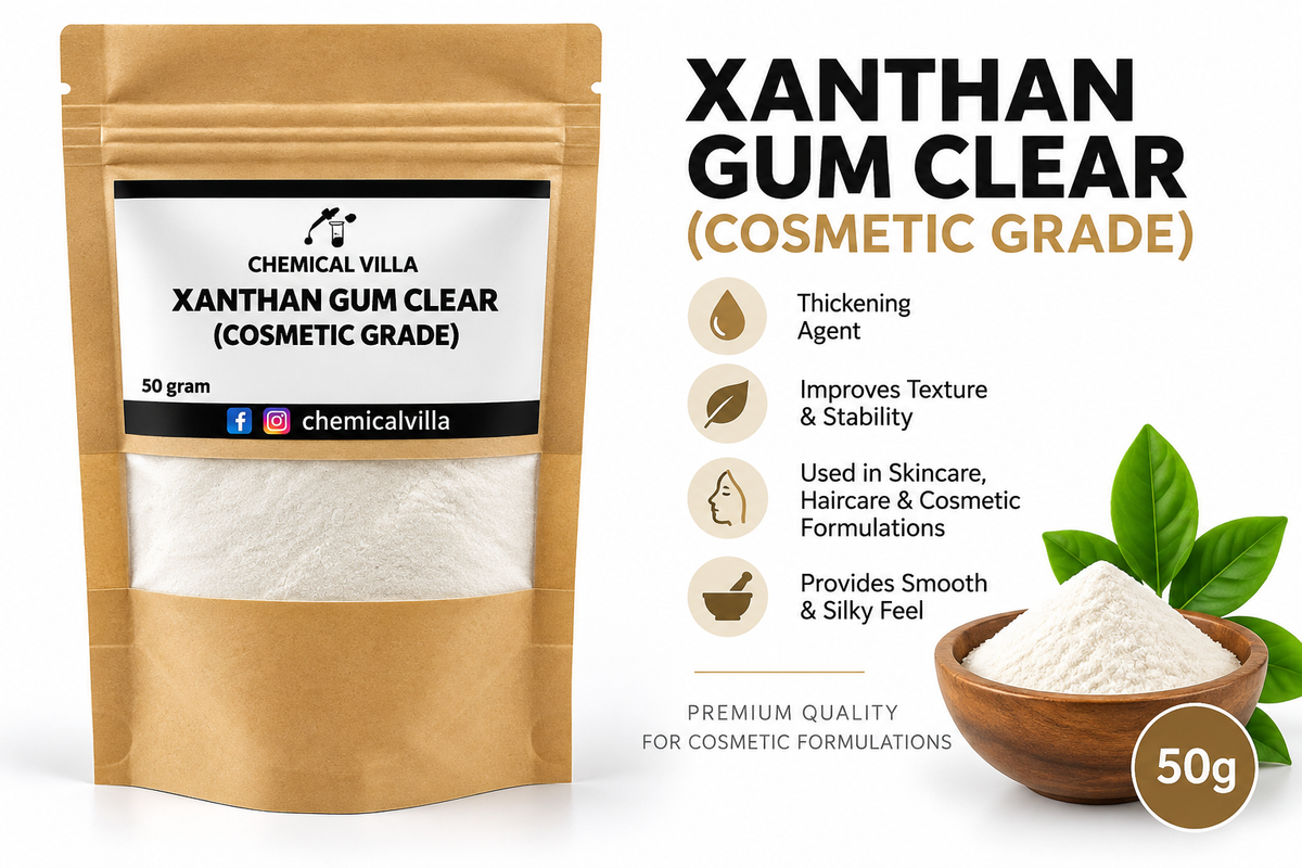 XANTHAN GUM CLEAR (COSMETIC GRADE ) 50 GRAM