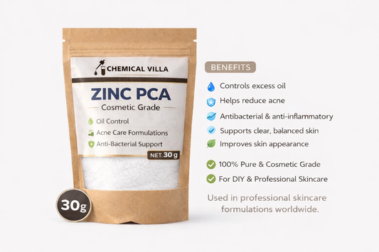 Zinc PCA Powder 30g – Oil Control & Acne Care Cosmetic Grade | Chemical Villa
