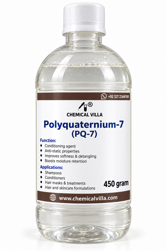 Polyquaternium-7 (PQ-7) Cosmetic Grade Conditioner | Hair Care Raw Material | 450g | Chemical Villa