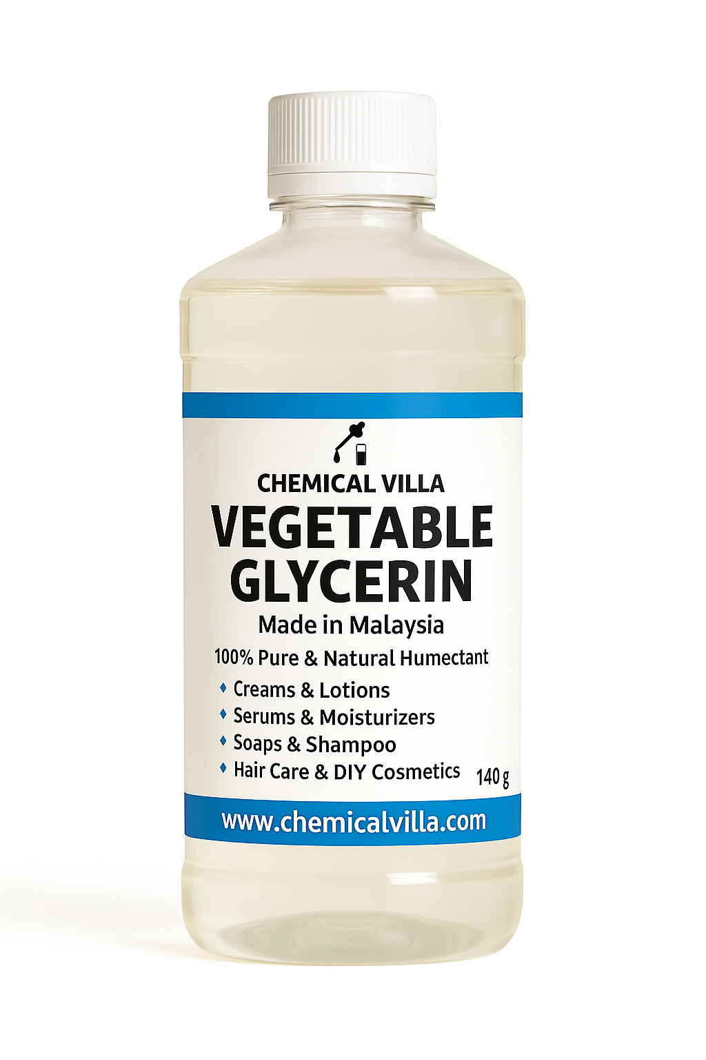 "Pure Vegetable Glycerine 140/900gram–(made in Malaysia) Premium Quality for Skincare & DIY Beauty