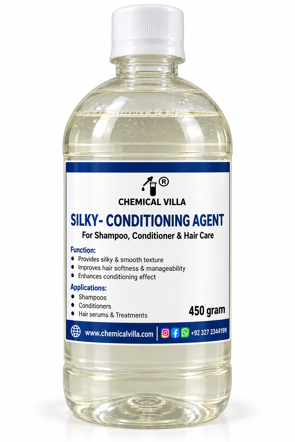 Silky Ingredient for Shampoo – Smooth & Shine Enhancer 450 g | Chemical Villa