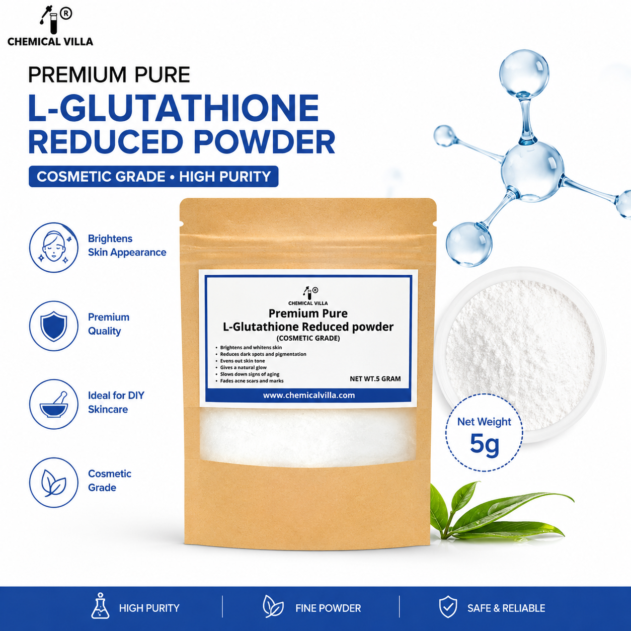 L-Glutathione Reduced Powder 5 Gram