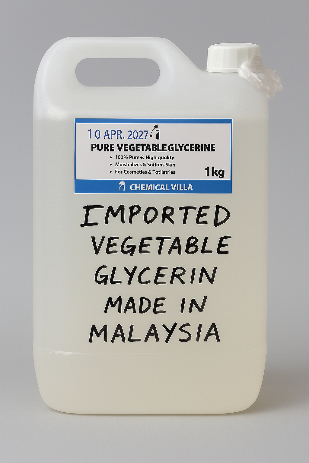 Bulk Vegetable Glycerin – Imported from Malaysia | 99.7% Pure USP Grade