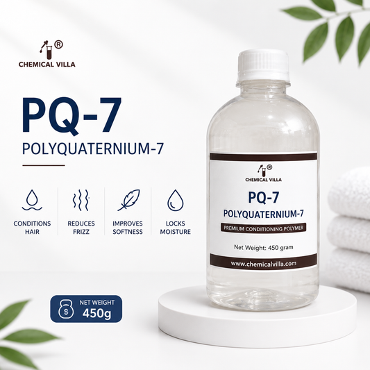 Polyquaternium-7 (PQ-7) Cosmetic Grade Conditioner | Hair Care Raw Material | 450g | Chemical Villa