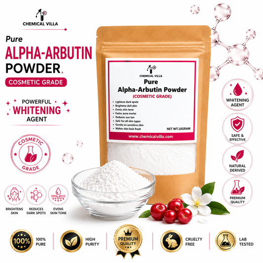 Pure Alpha-Arbutin Powder 10g - Skin Brightening, Dark Spot Corrector, Natural Ingredient