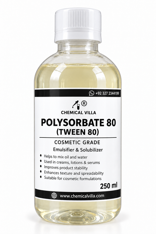 Polysorbate 80/20 (Tween 80/20) – 250 ml | Cosmetic-Grade Emulsifier & Solubilizer | Chemical Villa