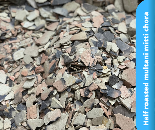 Half roasted multani mitti chora 500 gm