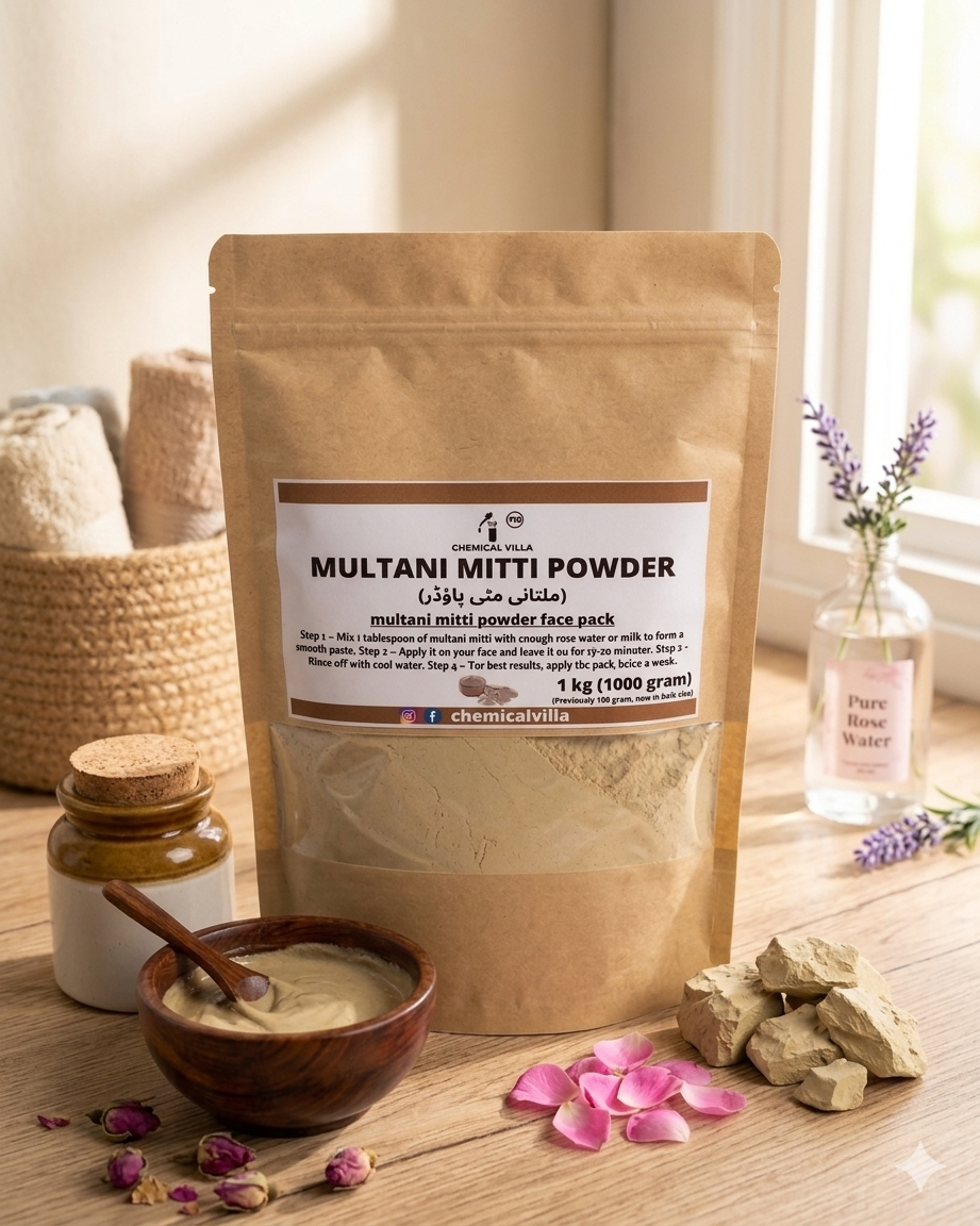 Pure Multani Mitti Powder for Face Pack & Glowing Skin | 500g & 1kg Bulk Pack