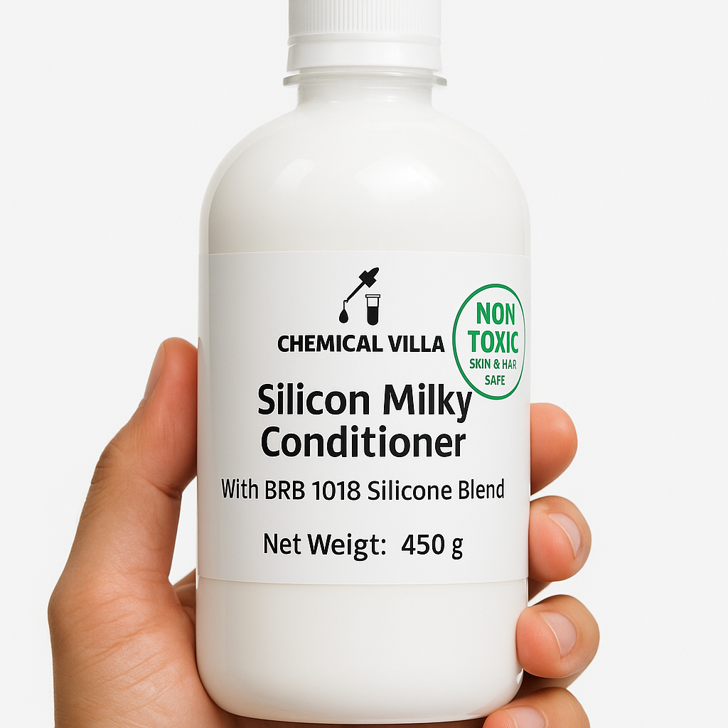 Silicon Milky Hair Conditioner 450g | BRB 1018 Silicone Blend | Smooth, Shiny & Detangling Formula – Chemical Villa