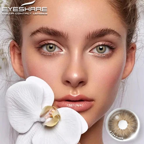 Pattaya Brown 14.2mm Premium Color Contact Lenses – 1 Pair