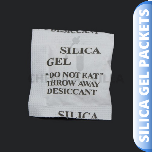 Silica Gel Packs,100 /500 Pcs 1 Gram Desiccant Packets for Moisture Control