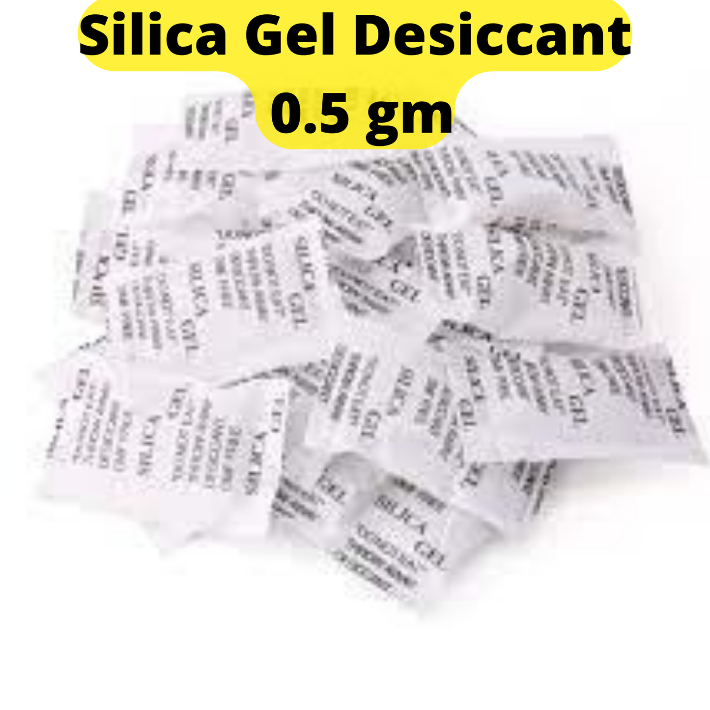 Silica gel desiccant 0.5 gram 100/500 pcs