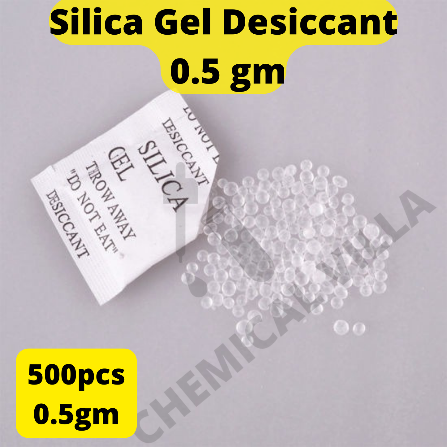 Silica gel desiccant 0.5 gram 100/500 pcs