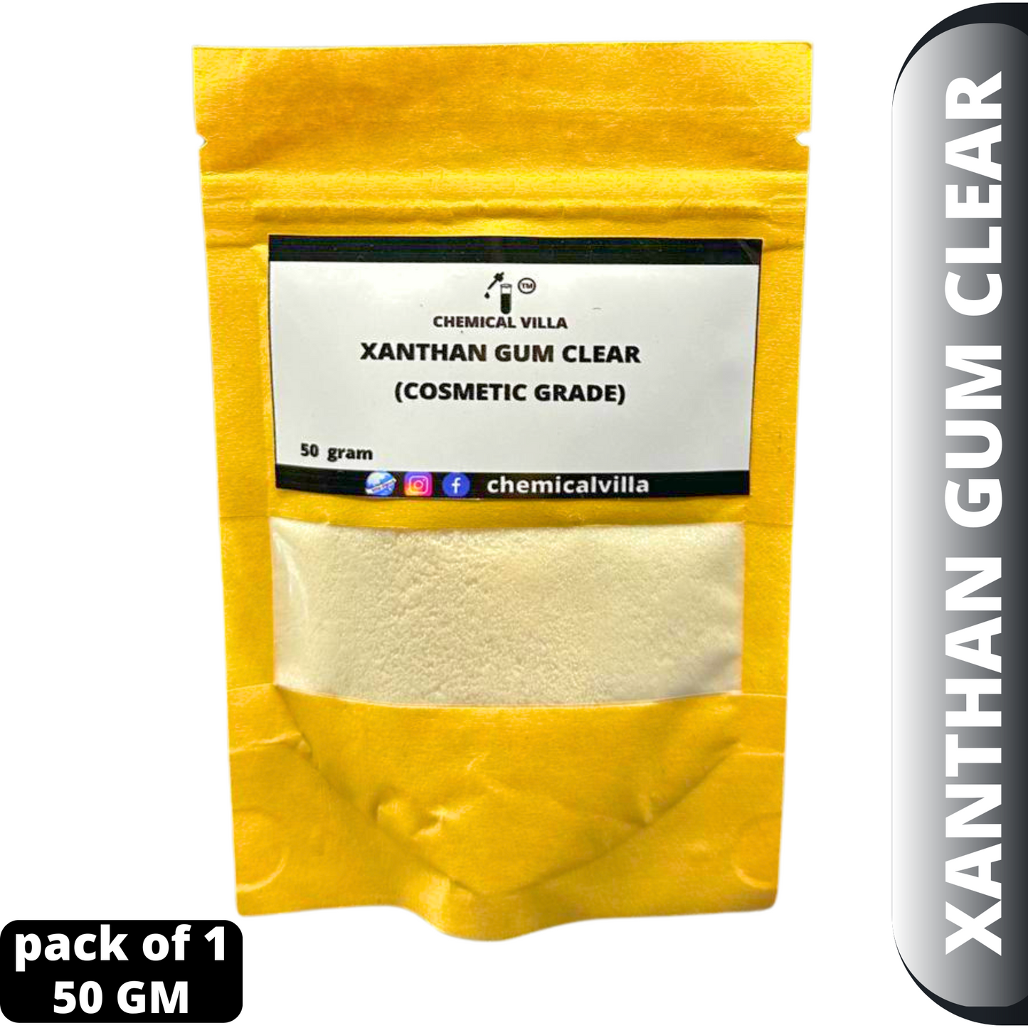 XANTHAN GUM CLEAR (COSMETIC GRADE ) 50 GRAM