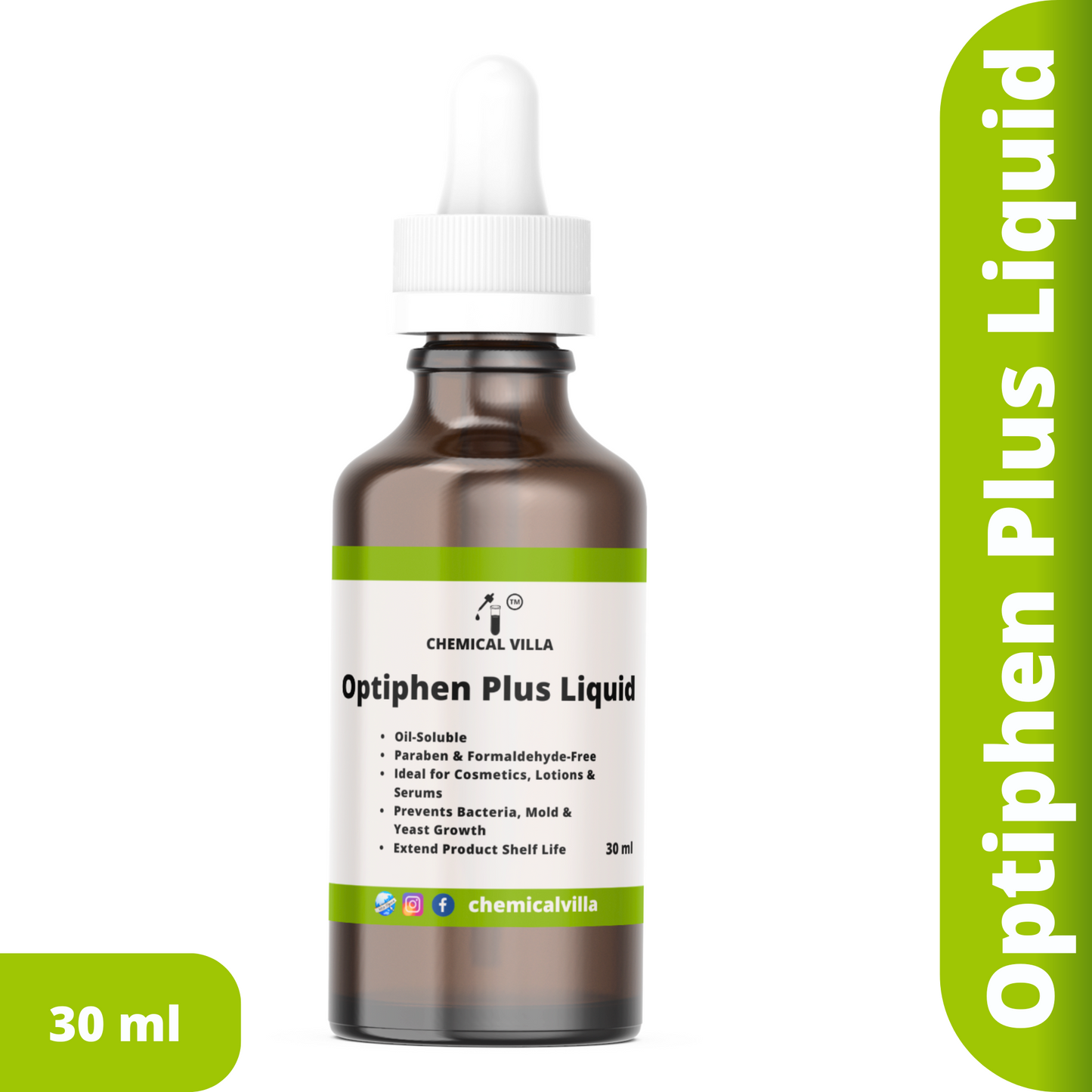 Preservative Optiphen Plus Natural  | Oil-Soluble Preservative for Skincare, Lotions & Serums