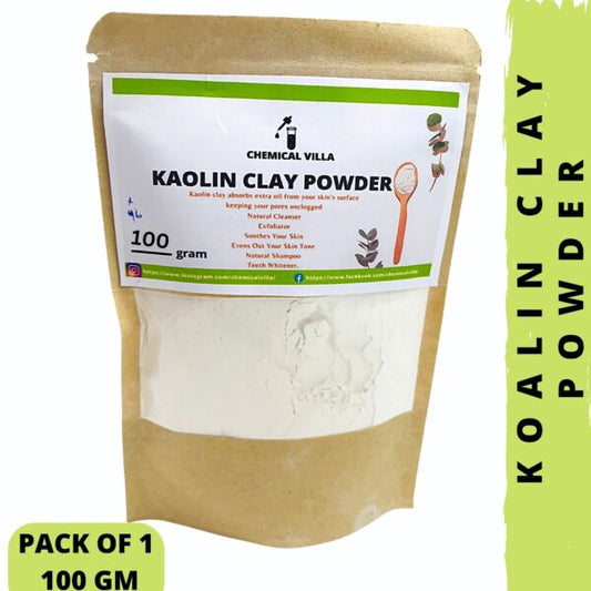 Kaolin Clay Powder 100g- Clay Mask Powder for Skin Pack 100% Natural -organic kaolin clay-china clay powder-cooling clay